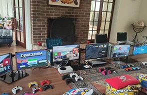 Guests enjoying a hosted private gaming event in London